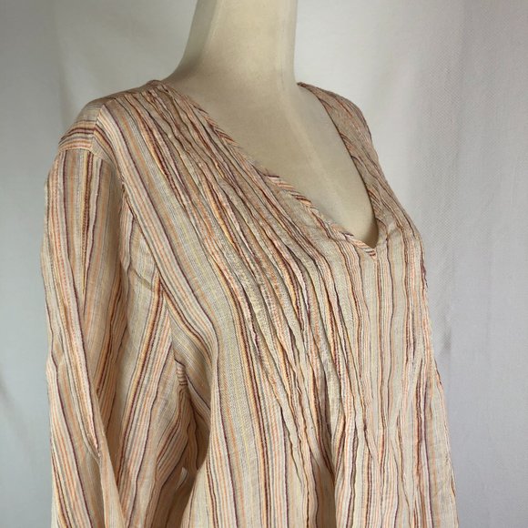 Sundance Discover Life Linen Stripe Prairie Tunic